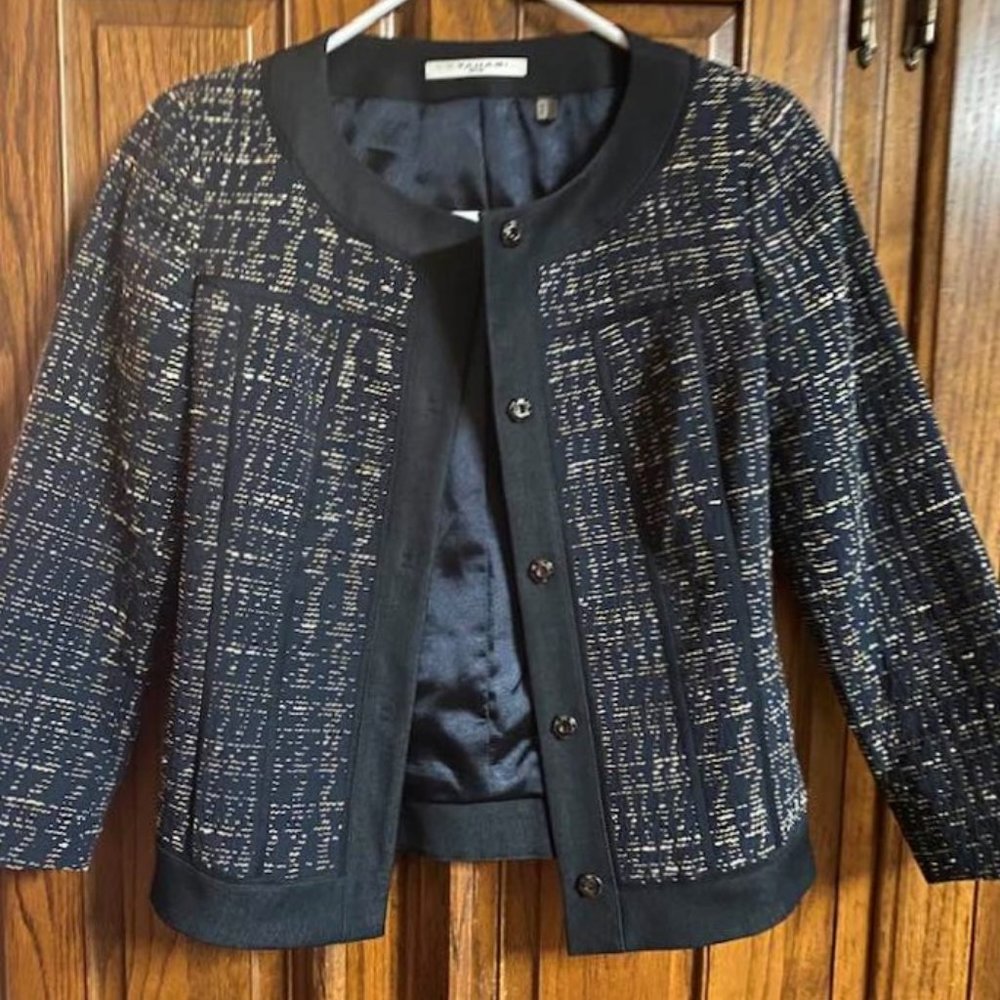 SOLD on Ebay! NWOT Tahari Blazer Size 0 Dark Blue